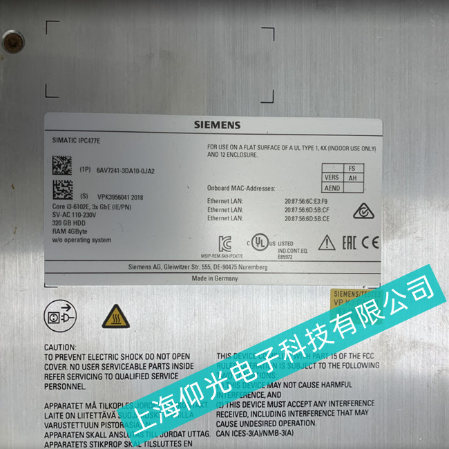 風力發(fā)電Siemens//西門子工控機IPC427D開機無反應維修//維修不同型號